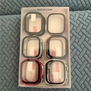 11 Premium Watch Case Covers - Black, Silver, Red, etc.